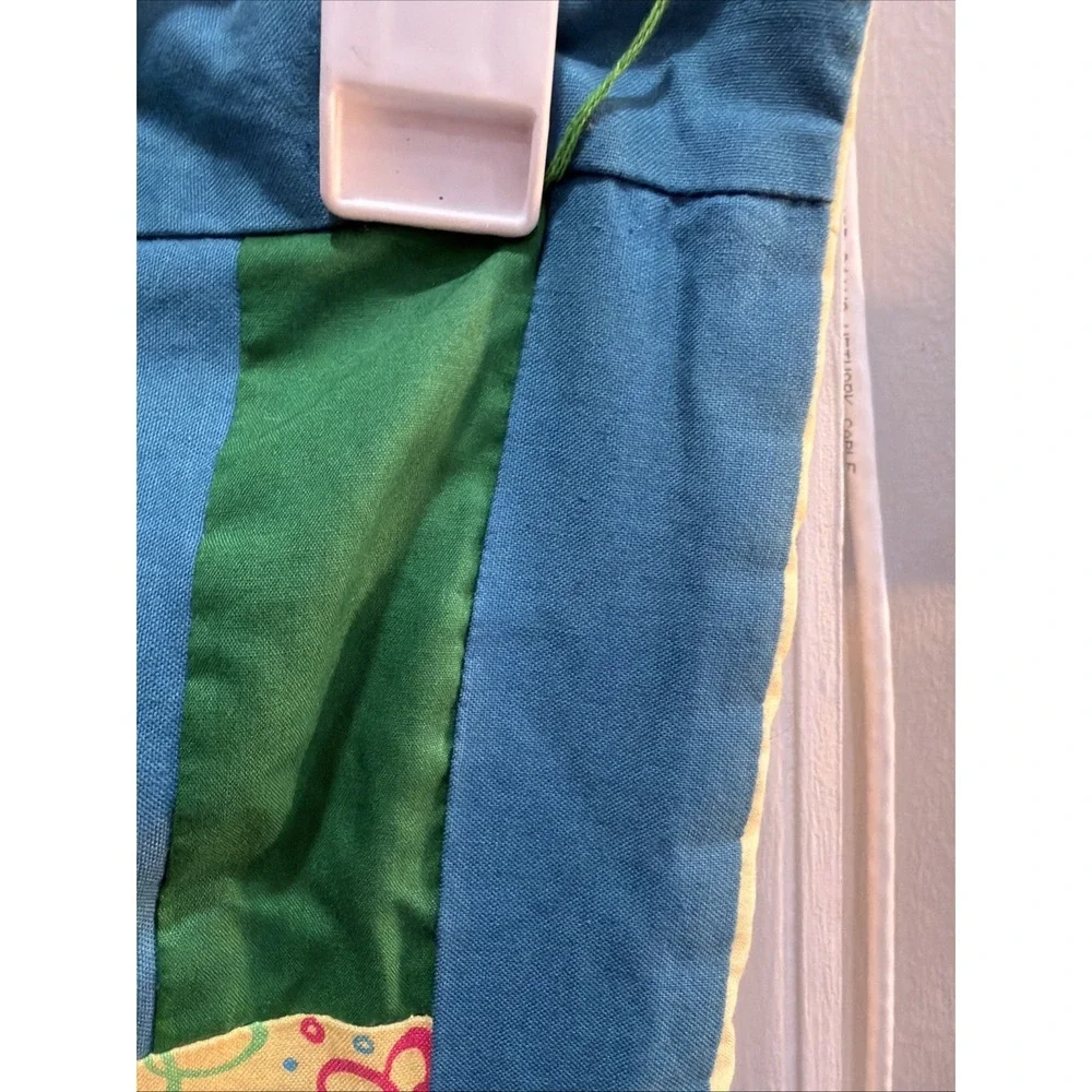Handmade Lap Or Baby Blanket Quilt Beautiful‎ Bright Colors